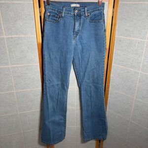 Levi Strauss Perfectly Slimming 512 Women's Sz 6M High Rise Straight Bootcut 27‎